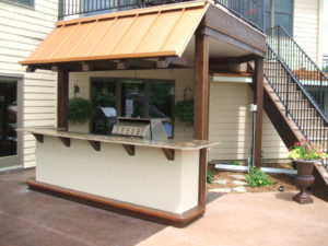 outdoor kitchen